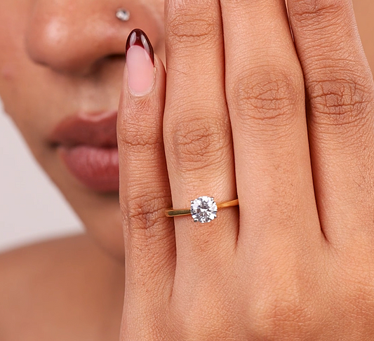 Classic Solitaire Ring (One Carat Size)