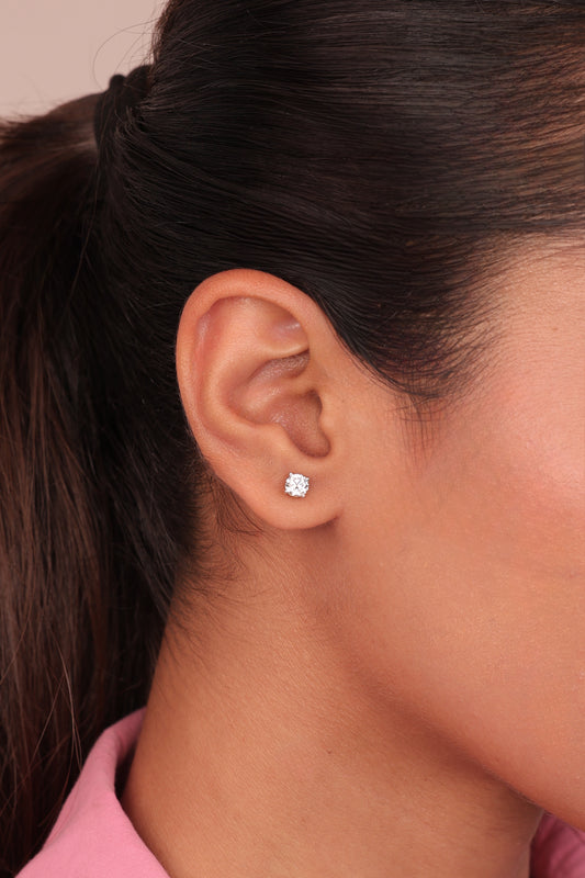 Solitaire Stud (Quarter Carat Each Size)