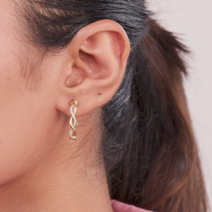 Genevieve Hoop Earrings