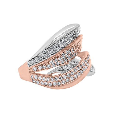 occasion wear ring for women in rose gold