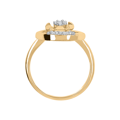 everyday ring for women in yellow gold