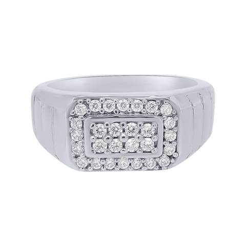 mens ring in silver