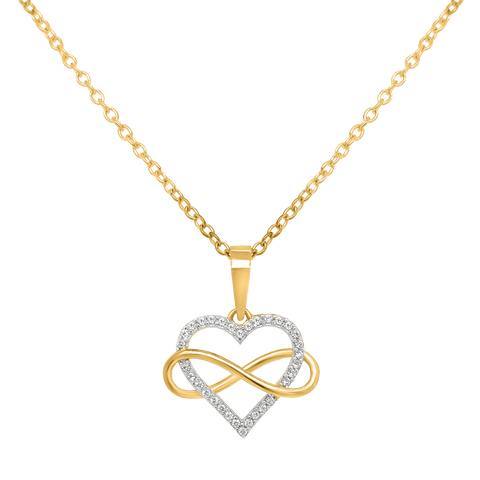heart pendant in yellow gold