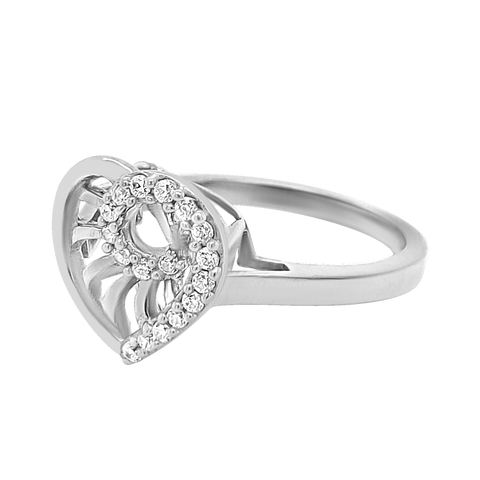 ring for girls in silver
