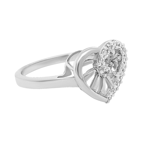 love ring for women in silver