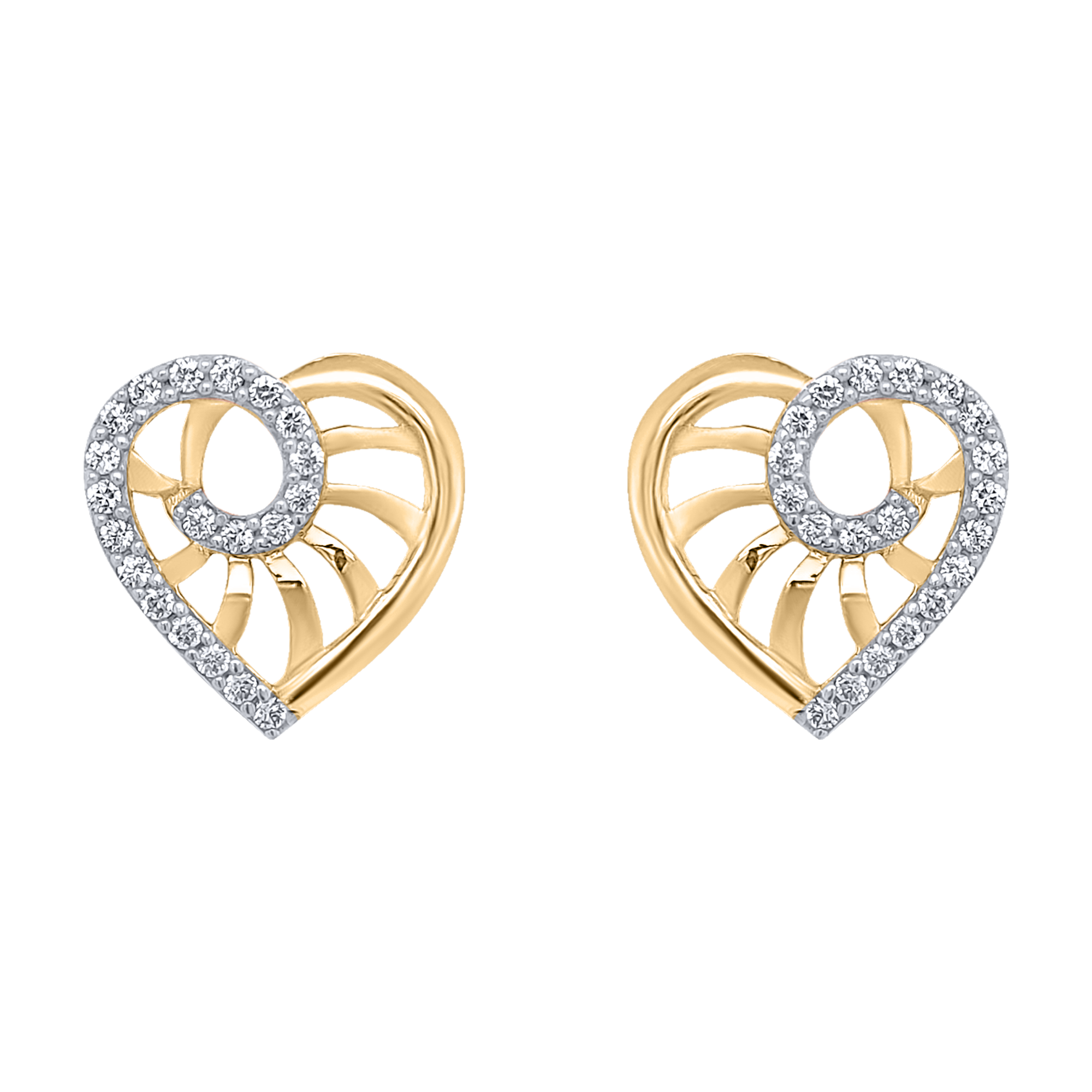 Latest Second Stud Designs  Gold  Diamond jewellery  Gold studs