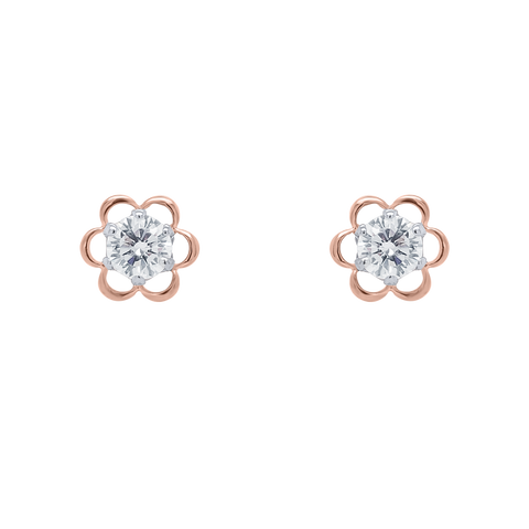rose gold solitaire tops